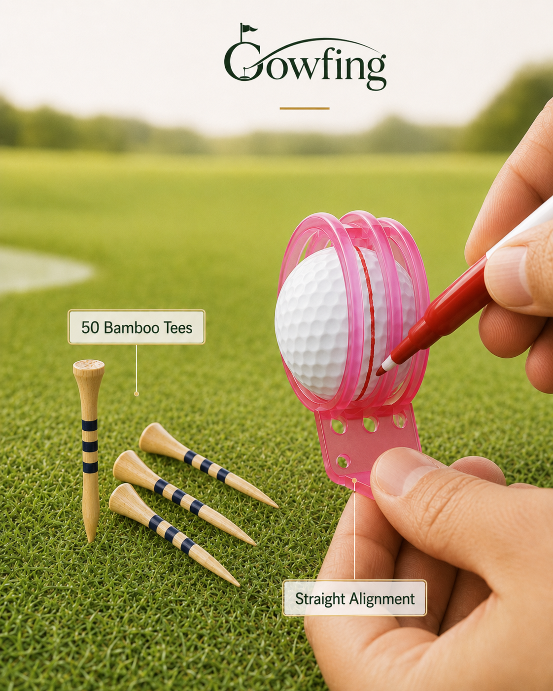 Gowfing Golf Essentials Bundle