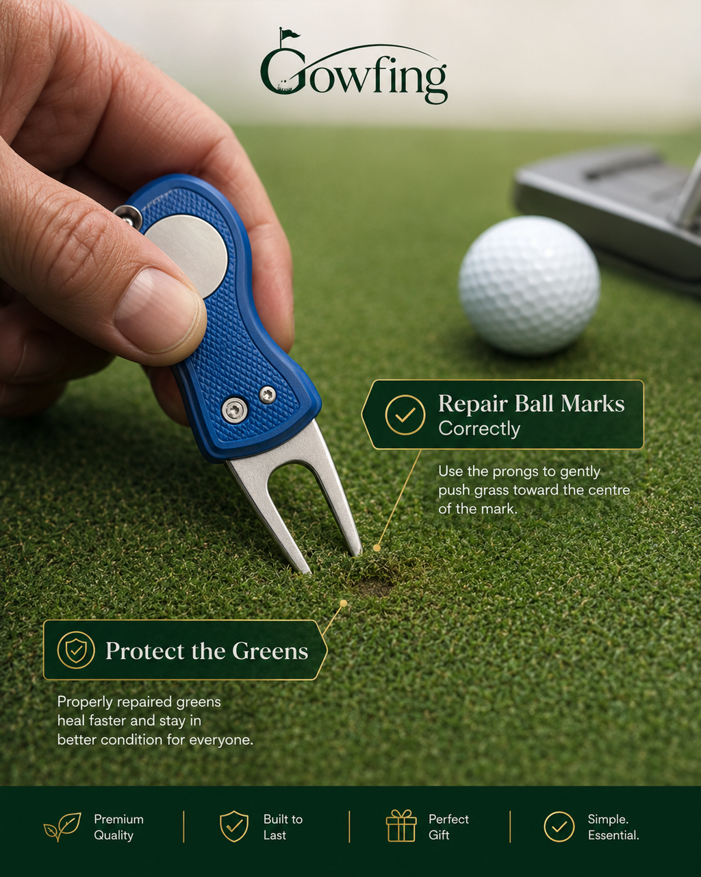 Gowfing Golf Essentials Bundle